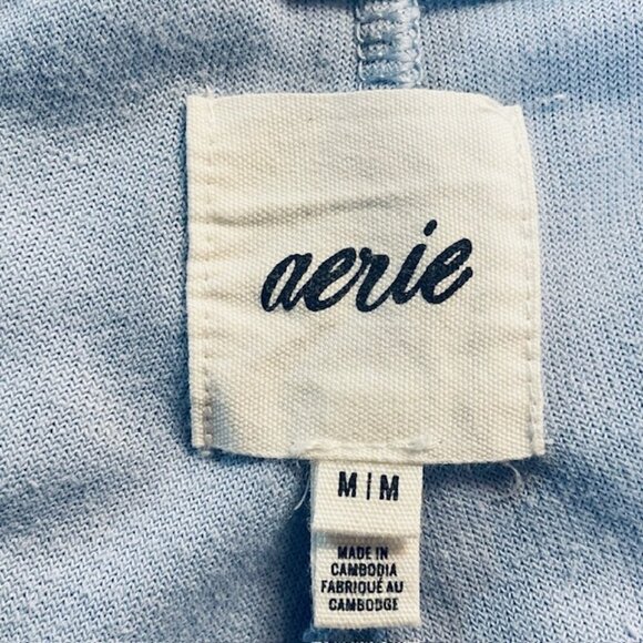 AERIE Kick-It Flare Velour High-Waisted Pants - Size Medium - Picture 5 of 7